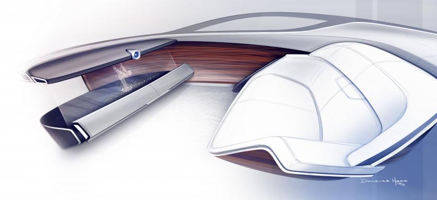 Эскиз Rolls-Royce Vision Next 100 2016 года  (фото 64 из 96)